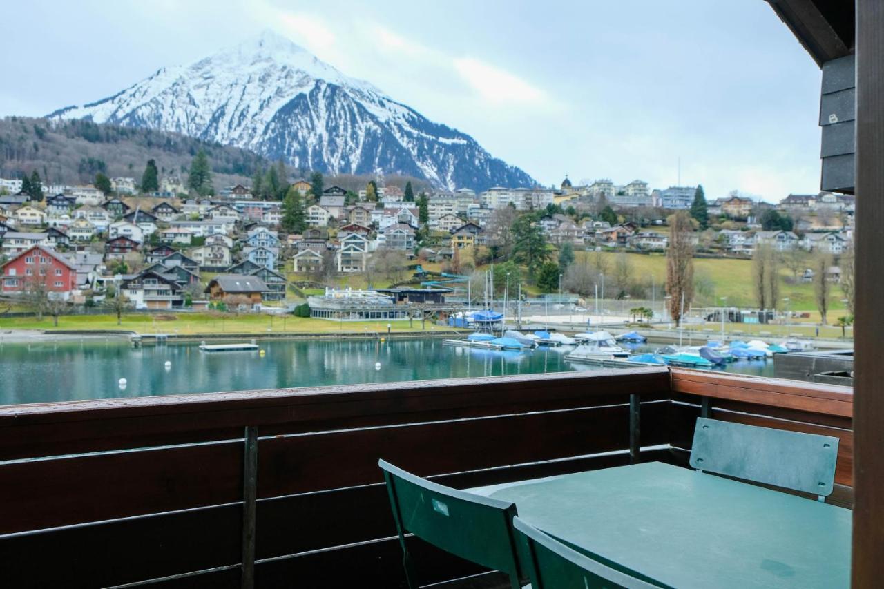 Seewohnung 1 Spiez Dış mekan fotoğraf