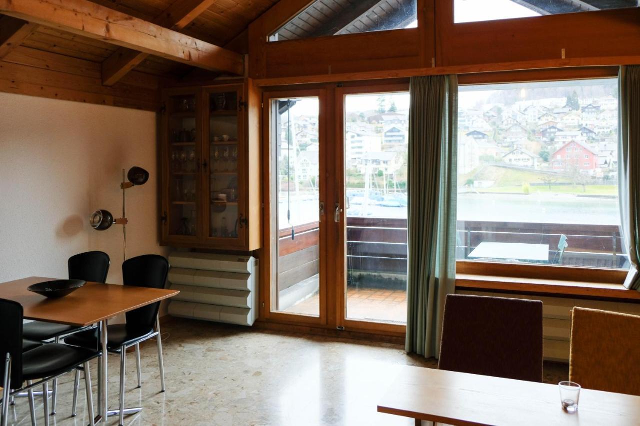 Seewohnung 1 Spiez Dış mekan fotoğraf