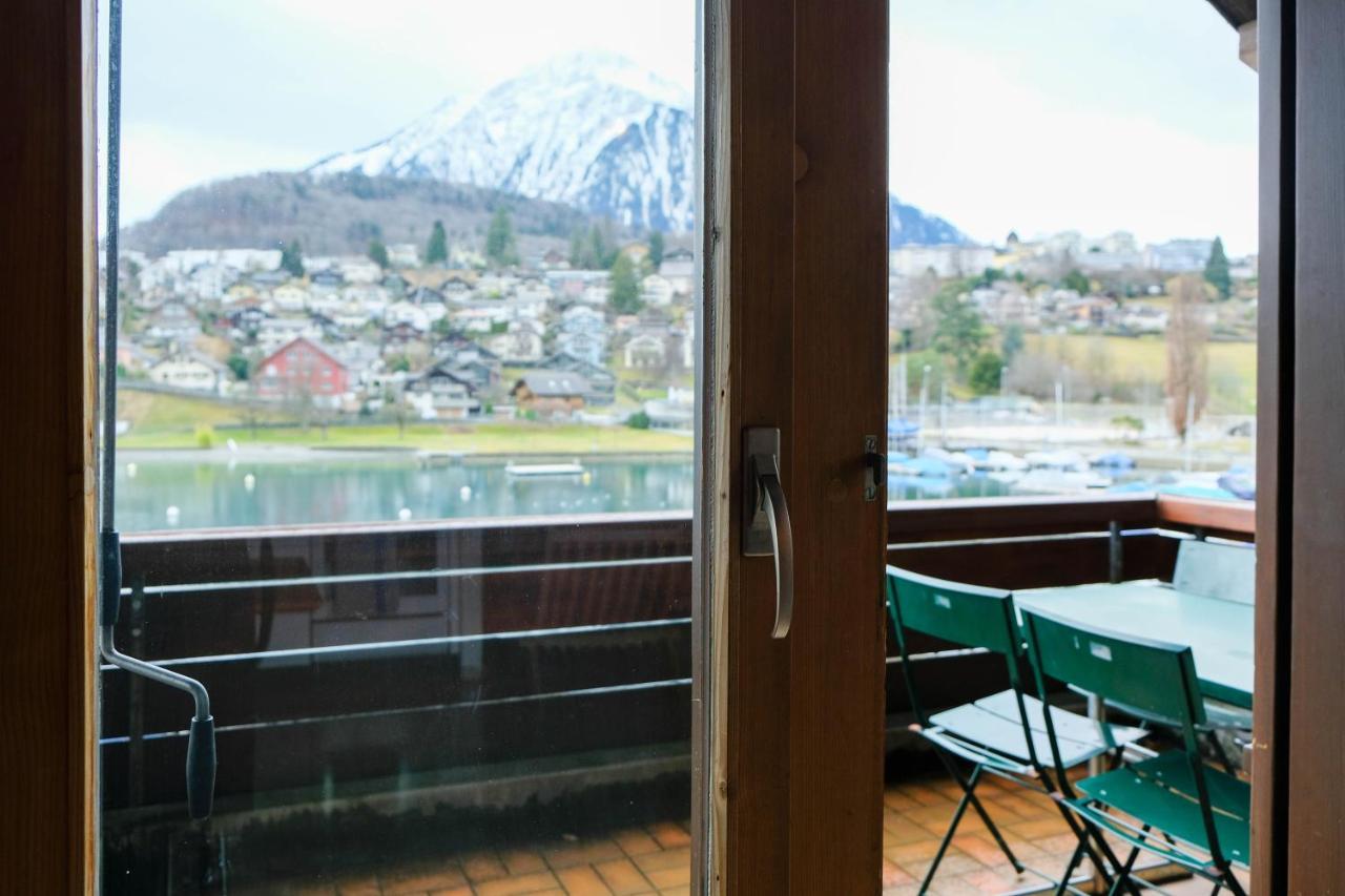 Seewohnung 1 Spiez Dış mekan fotoğraf